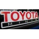 6" Toyota Minis Reflective Logo Sticker