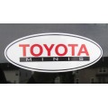 4" Oval Toyota Minis Reflective Sticker